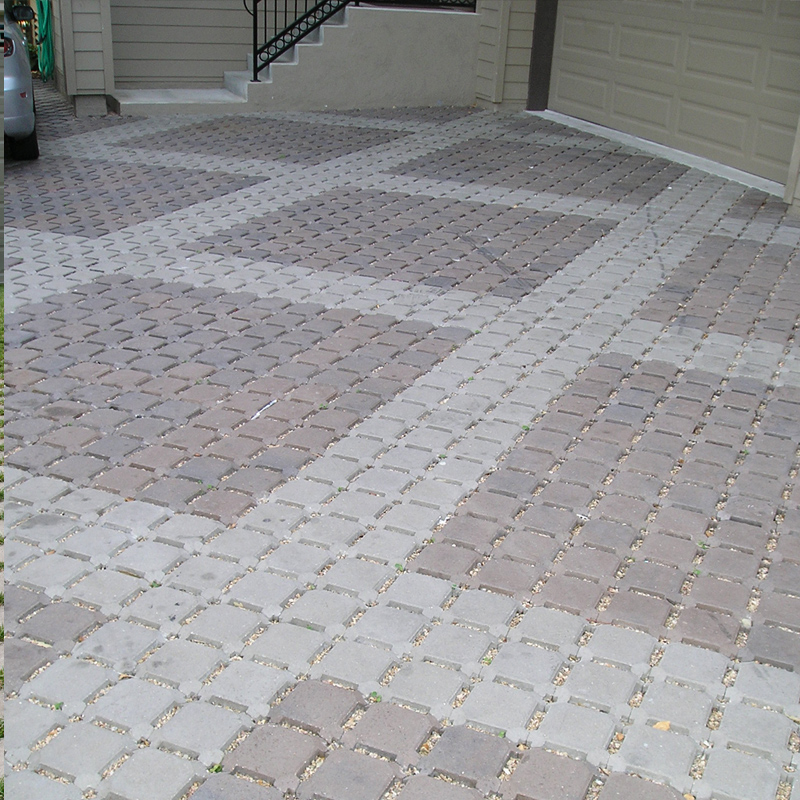 Eco-Permeable Paver Gray and Brown Charcoal