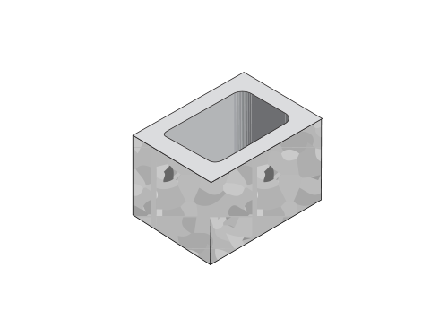 6x6x8 Half