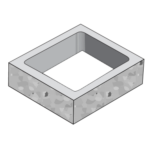16x4x16 Ring Pilaster