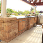 Morro Stone Outdoor Kitchen backyard oasis for entertaining