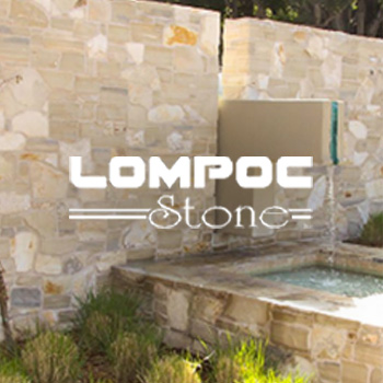 Lompoc Stone flagstones, cobblestones, ornamental boulders, thin stone veneer, and wall caps